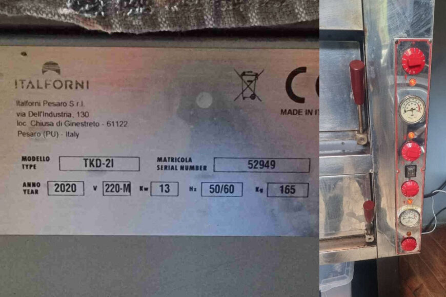 Italforni TKD2I Double Deck Pizza Oven Repair